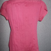 Розова риза с харбали, L размер, снимка 3 - Ризи - 25849290