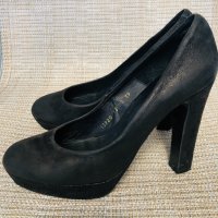 Красиви удобни черни обувки BILLI BI, снимка 6 - Дамски обувки на ток - 26188592