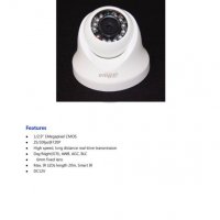 Dahua HDCVI Куполна Охранителна Далекобойна Камера. Модел: DH-HAC-HDW1100C-0600B с 6мм. Обектив, снимка 2 - HD камери - 18987812