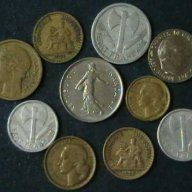 лот 10 монети, Франция, снимка 2 - Нумизматика и бонистика - 8391577