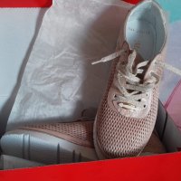 Дамски спортни обувки естествена кожа в златист розов цвят втора употреба летни с перфорации, снимка 2 - Кецове - 23472676