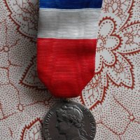 Сребърен френски медал, снимка 3 - Нумизматика и бонистика - 23148956