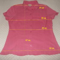Розова еластична риза, L размер, снимка 4 - Ризи - 25082183
