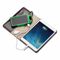 1109 Водоустойчива соларна външна  батерия Power Bank 5000mAh, снимка 3 - Външни батерии - 17465357