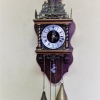 Холандски стенен часовник, снимка 1 - Антикварни и старинни предмети - 25789344