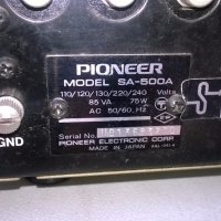 ПОРЪЧАН⭐ █▬█ █ █▀ █ ⭐Pioneer sa-500a-amplifier-made in japan-внос швеицария, снимка 11 - Ресийвъри, усилватели, смесителни пултове - 19899457