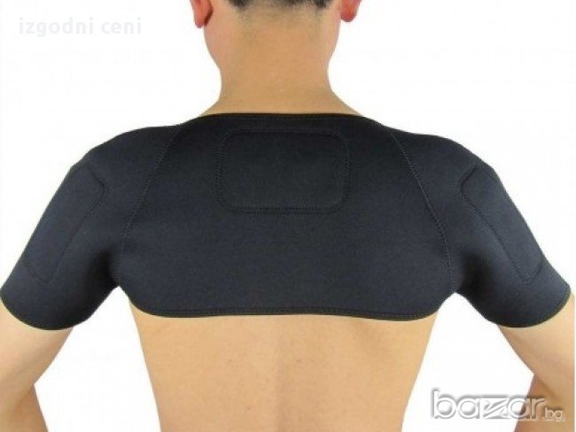 Турмалинов колан - нараменник лекува болки във гърба, плешките и раменете, снимка 1