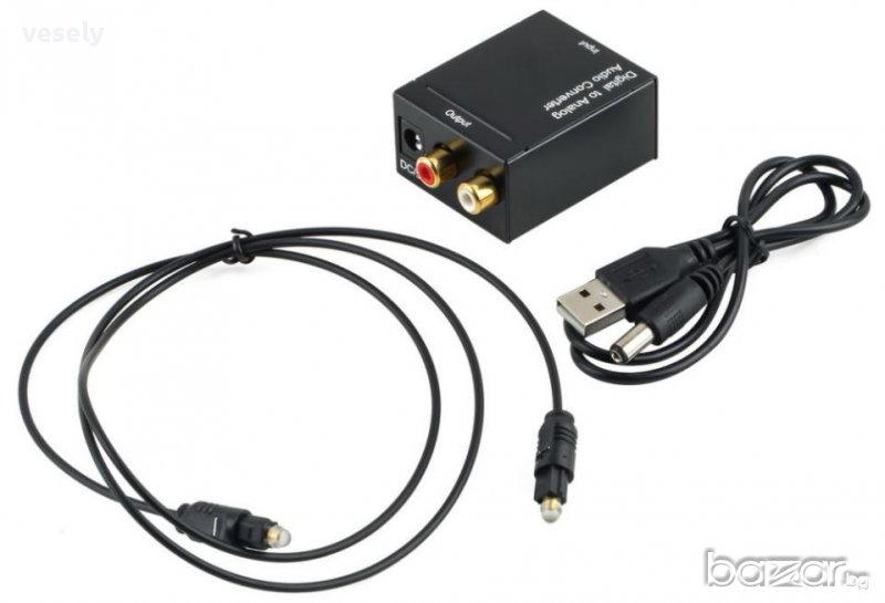 Цифрово-аналогов аудио конвертор TOSLINK , снимка 1