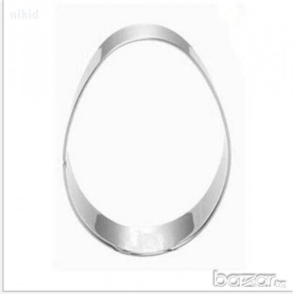 великденско яйце метална форма резец украса бисквитки фондан , снимка 1