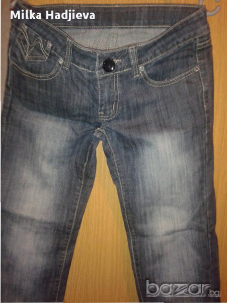 Дамски памучни дънки , снимка 1