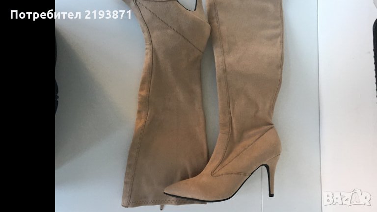 Нови ботуши велурени по крака Anna Field номер 40-41, снимка 1