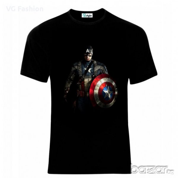 Мъжка Тениска Captain America, снимка 1