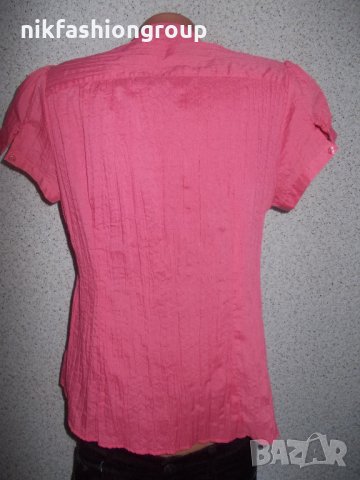 Розова риза с харбали, L размер, снимка 3 - Ризи - 25849290