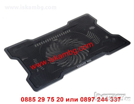 Охлаждаща подложка за лаптоп 17 инча - код Т100, снимка 7 - Лаптоп аксесоари - 13038674