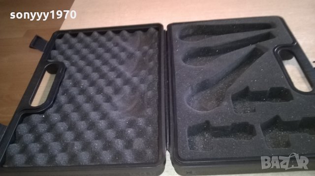 behringer-празен куфар за микрофони-31х22х6см, снимка 1 - Микрофони - 24971375