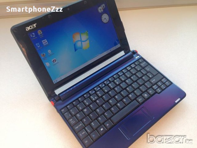 8.9" Acer Aspire One Zg5 Blue Intel Atom N270 1.60ghz/1024mb DDR 2/120гб/ Wi-fi/1024 х 600/ , снимка 8 - Лаптопи за дома - 10725763