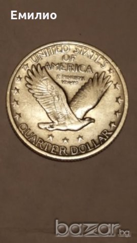 XF USA 1919 QUARTER DOLLAR Scarce, снимка 4 - Нумизматика и бонистика - 20074024