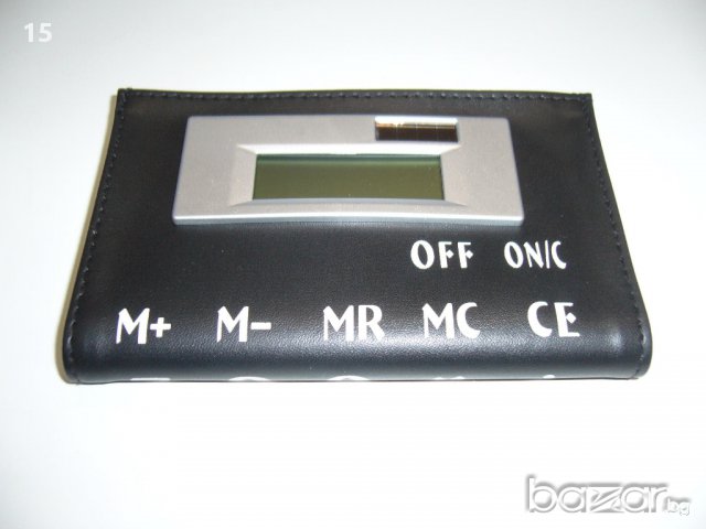 Кожен калкулатор – Нов, снимка 2 - Други - 11752487