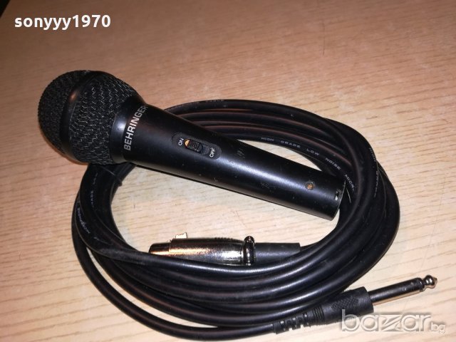 behringer profi microphone с кабел и държач-внос швеицария, снимка 9 - Микрофони - 20231890