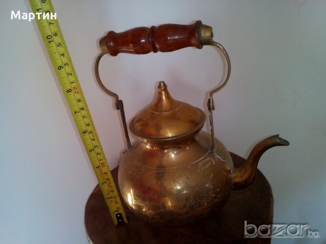 1956г. Масивен бронзов - Чайник - 1 бр. ( 777954) , снимка 5 - Сервизи - 18312515