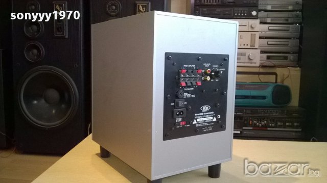 Eltax powered subwoofer-31/30/20см-активен буфер-внос швеицария, снимка 2 - Ресийвъри, усилватели, смесителни пултове - 14384871