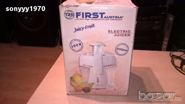 Сокоизтисквачка-здрава с опаковка-220волта, снимка 3 - Сокоизстисквачки и цитрус преси - 16082681