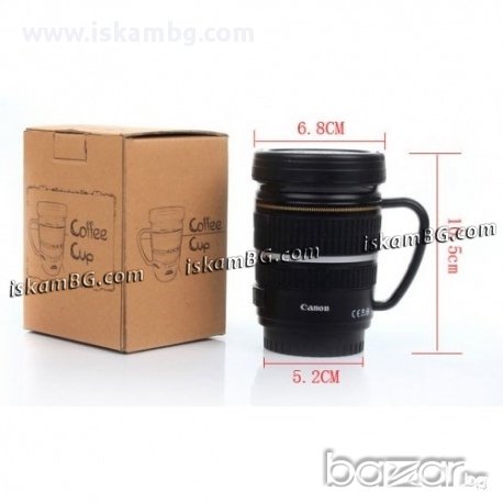 Термо Чаша Обектив Canon - код С ДРЪЖКА, снимка 4 - Други - 13573549