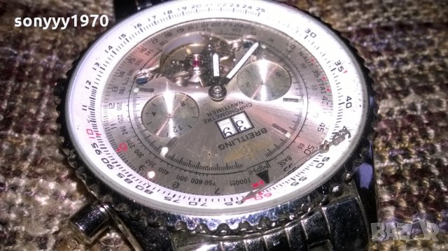 breitling chronometre navitimer-часовник-внос швеицария, снимка 18 - Мъжки - 24943245