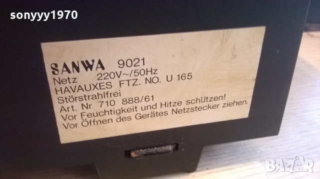 sanwa 9021 made in taiwan-внос швеицария, снимка 16 - Ресийвъри, усилватели, смесителни пултове - 24401539