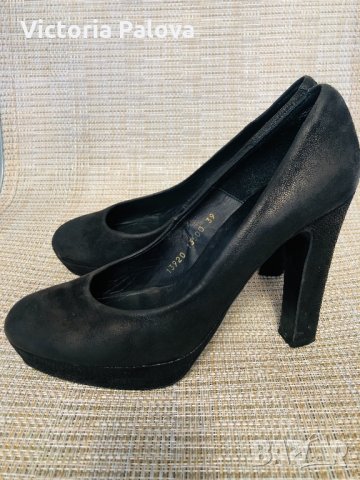 Красиви удобни черни обувки BILLI BI, снимка 6 - Дамски обувки на ток - 26188592