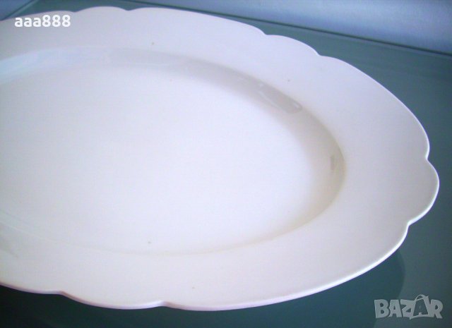 Голяма чиния плато порцелан, снимка 2 - Чинии - 23616222
