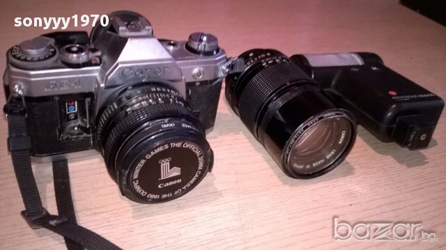 Canon+agfa-profi комплект-made in japan-внос швеицария, снимка 2 - Фотоапарати - 13662431