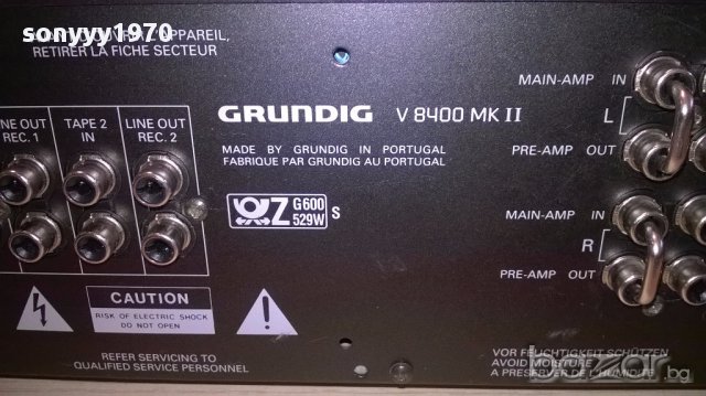 grundig v8400 mkII-amplifier-внос швеицария, снимка 4 - Ресийвъри, усилватели, смесителни пултове - 14284812