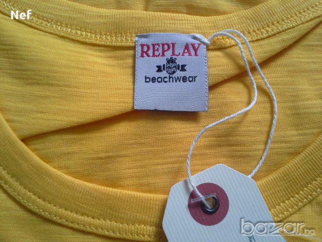 Нова тениска Replay Beachwear T Shirt, оригинал, снимка 4 - Тениски - 15264207