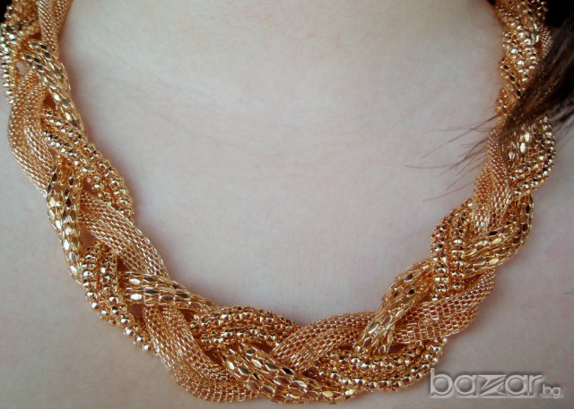 Разкошно колие от 9к попълнено розово злато 25 лв., снимка 5 - Колиета, медальони, синджири - 7129026