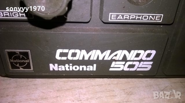 national commando 505 made in japan-внос англия, снимка 7 - Телевизори - 25913856