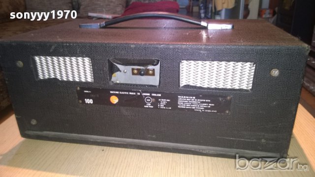 wem sl 100 amplifier-watkins electronic music ltd london england, снимка 3 - Ресийвъри, усилватели, смесителни пултове - 9352791