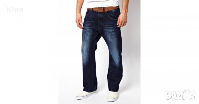 G Star Jeans Grayson Straight Fit Medium Aged, снимка 2 - Дънки - 26041761