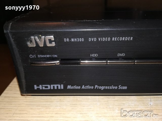 jvc dr-mh300be dvd/hdd/hdmi recorder-внос франция, снимка 3 - Плейъри, домашно кино, прожектори - 20289654