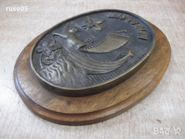 Пано за стена бронзово върху дърво, снимка 3 - Други ценни предмети - 24500962