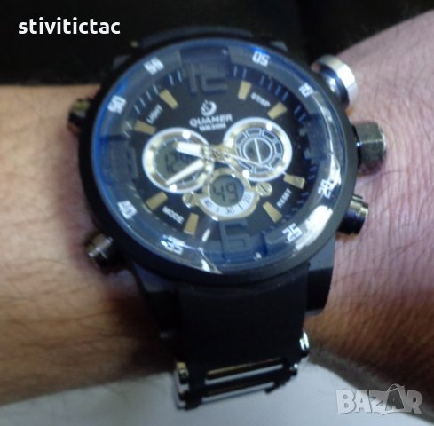Мъжки часовник # QUAMER # ново бял.,, снимка 6 - Мъжки - 23814684