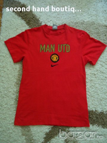 Nike Man Utd тениска футболна с къс ръкав, снимка 2 - Тениски - 11186005