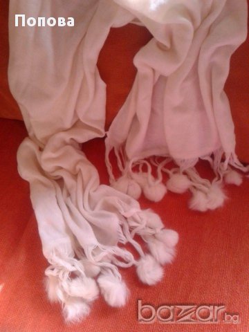 Ест.  кожа декор-голяма наметка /шал , снимка 3 - Шалове - 15958893