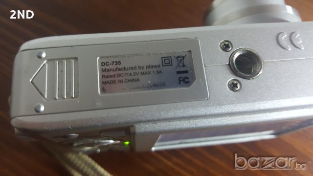 Цифров Фотоапарат 7.0MPx Plawa DC-735 зарядно,кабел за TV и др аксесоари, снимка 4 - Фотоапарати - 17672345