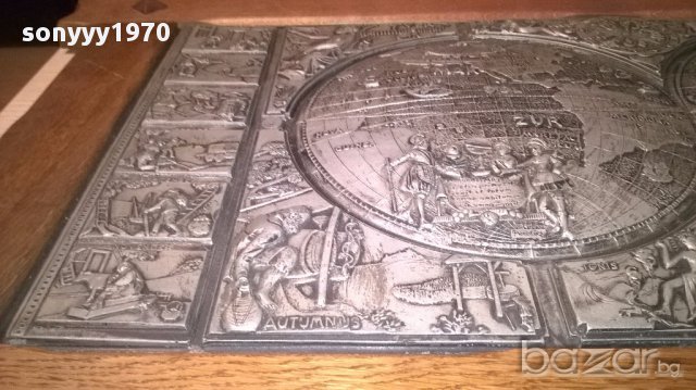 sold out//ПОРЪЧАНА-Масивна картина-олово/дърво 95/57см-внос швеицария, снимка 14 - Антикварни и старинни предмети - 16707329