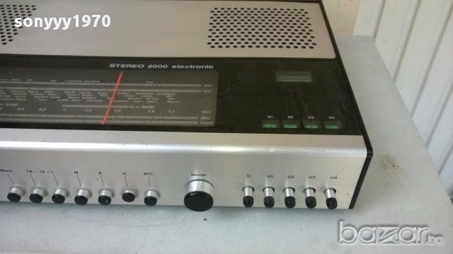 ретро от itt-schaub lorenz-stereo 2000 electronic-made in germany, снимка 6 - Ресийвъри, усилватели, смесителни пултове - 18144980