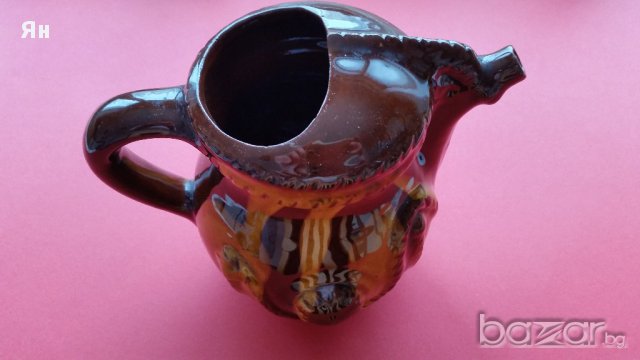 Красива Българска Качествена Стара Ретро Керамика 'Кана', снимка 2 - Антикварни и старинни предмети - 17928328
