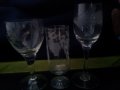 Три вида по четири чаши за концентрат стъклени от едно време, снимка 8
