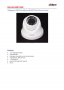 Dahua HDCVI Куполна Охранителна Далекобойна Камера. Модел: DH-HAC-HDW1100C-0600B с 6мм. Обектив, снимка 2