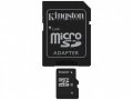 Kingston MicroSDHC 16GB Class 4 SDC4/4GB+SD adapter, снимка 1 - Аксесоари и консумативи - 13513906